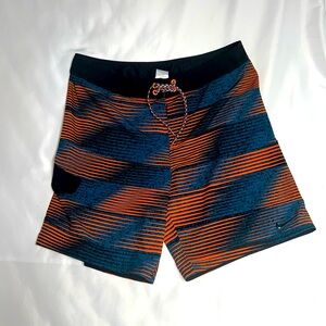 Sale! Nike Swim Trunks Shorts Mens Size 36 Pocket Summer Beach